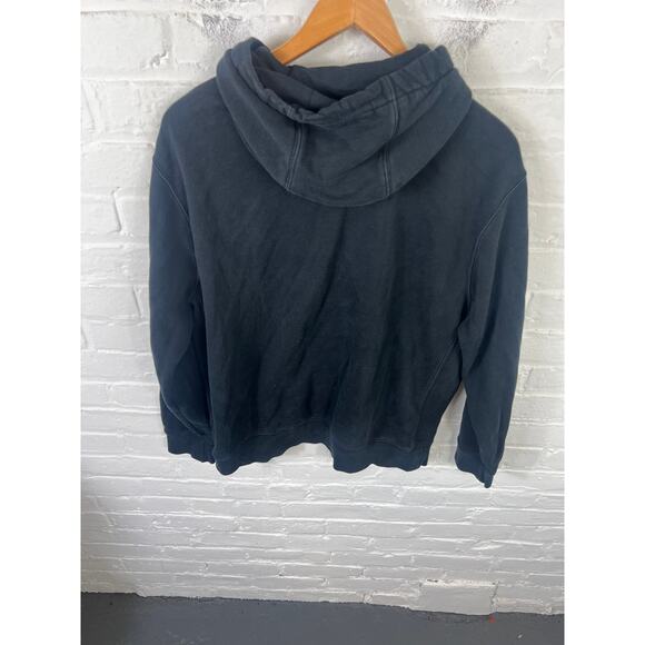 Nike Women's Logo Classic Fit Pullover Hoodie Long Sleeeve Black Size Large - Picture 6 of 9